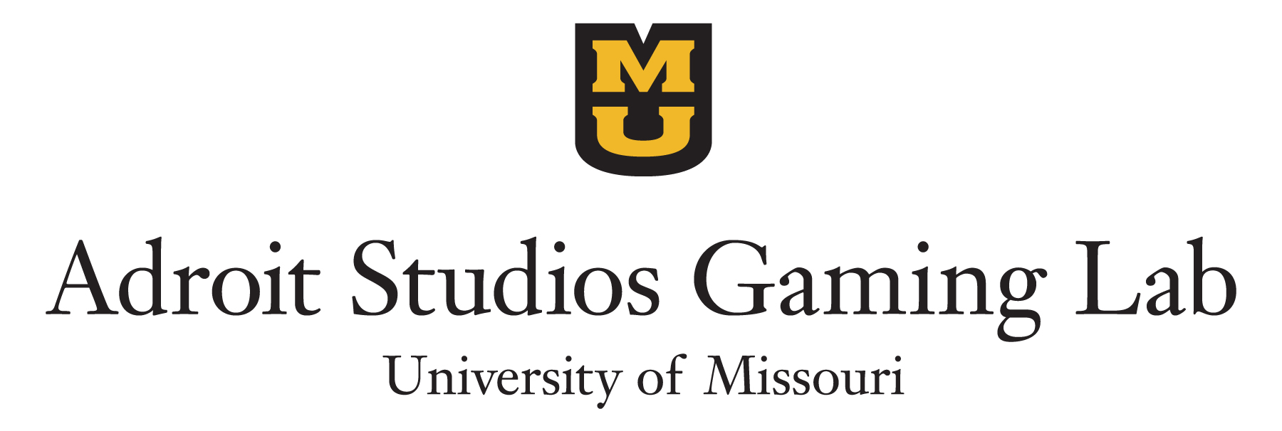 Adroit Studios Gaming Lab logo, School of Information Science & Learning Technologies, University of Missouri College of Education