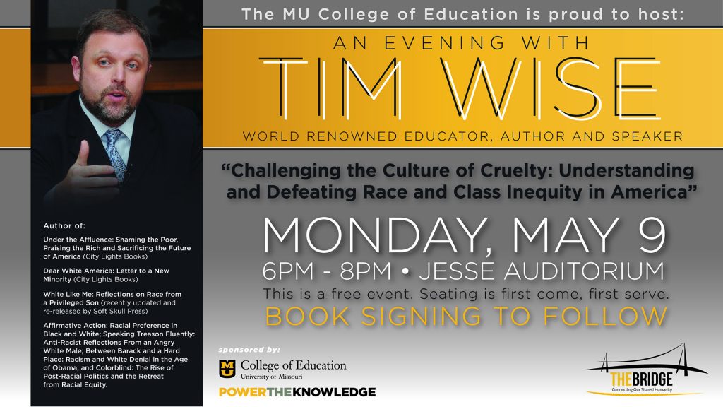 Mizzou Ed to Host Lecture on Race and Class Inequity – College of Education Human
