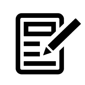note and pen icon